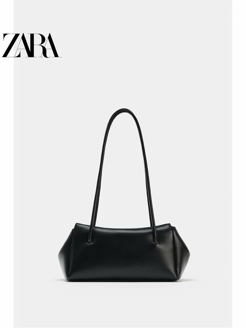 ZARA Black Elongated shoulder bag